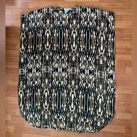 Gabrielle Intimates Animal Print Kaftan Muumuu Mumu O/S - Picture 5 of 7